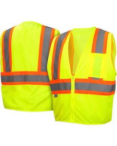 Class 2 Hi-Vis Mesh Safety Vest